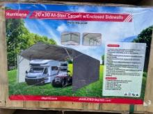 New Hurricane 20X30' All Steel Carport