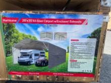 New Hurricane 20X30' All Steel Carport