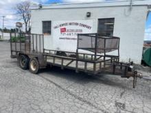 Used 16' Landscape Trailer