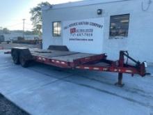 2011 CRO 22' Tilt Deck Equipment Trailer