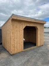 New 8X12' Animal Run In Shed