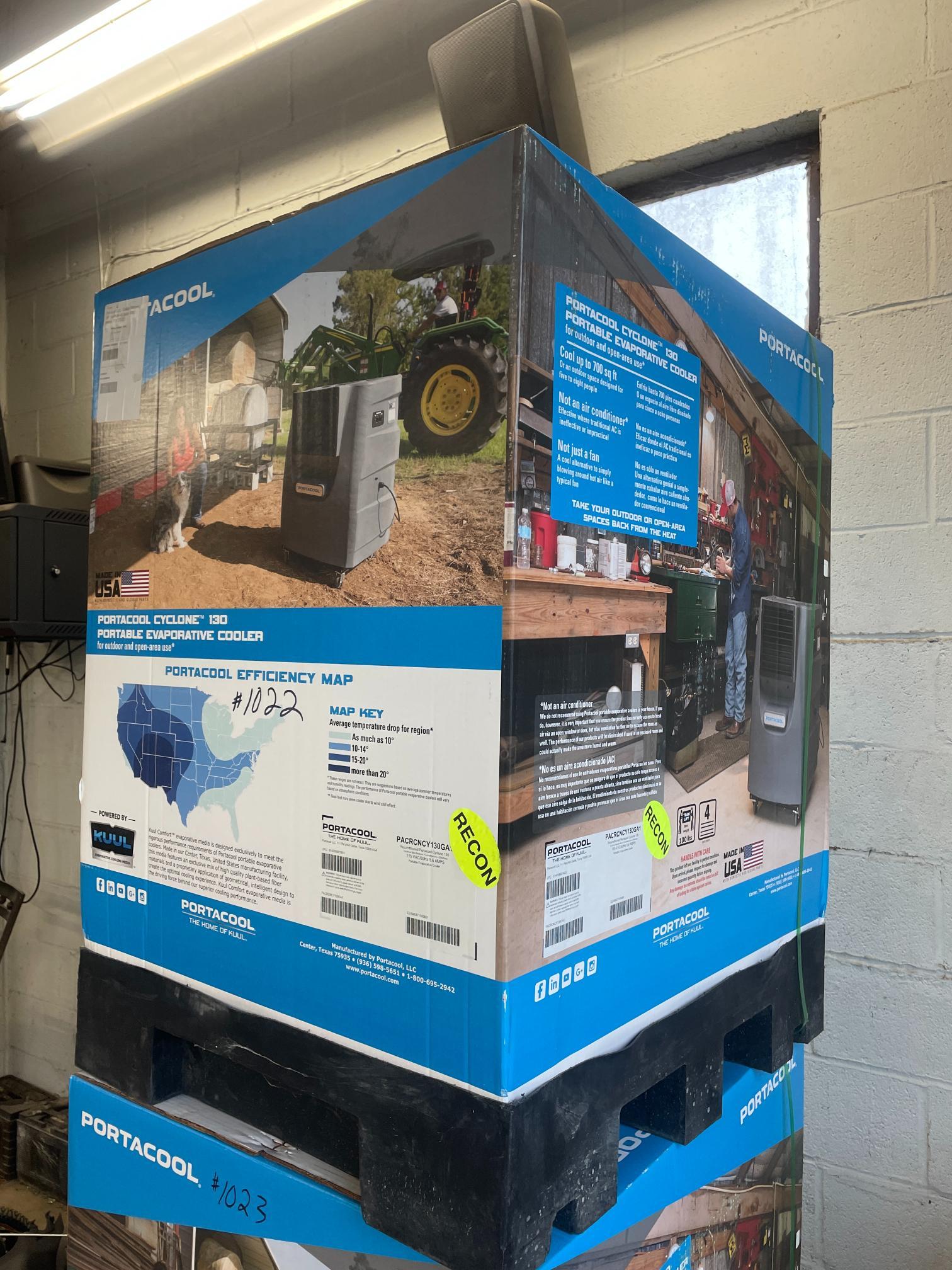 New Portacool Cyclone 130 Cooler