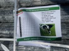 New Allmetal 4'X100' Galvanized Field Fence