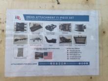 New IR 11 PC Set Of Mini Excavator Attachments