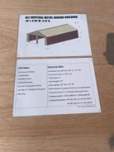 New Allmetal 42X46X14' Metal Garage Building