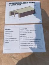 New Allmetal 42X46X14' Metal Garage Building