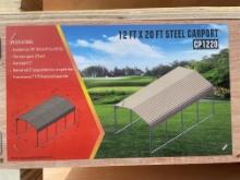 New 12X20' Steel Carport
