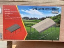 New 12X20' Steel Carport