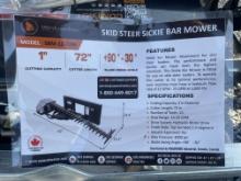(4X)  Wolverine 72" Quick Attach Sickle Bar Mower