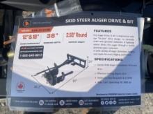 (2X) New Wolverine Quick Attach Auger Drive W/Bits