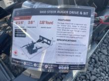 (2X) New Wolverine Quick Attach Auger Drive W/Bits