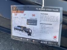 New Wolverine 72" Quick Attach Roto Tiller