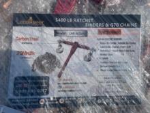 New Landhoner Skid Lot Of Ratchet and Binder Chain