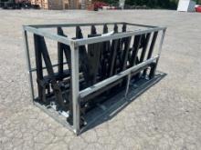 Skid Lot Of New Wolverine Bucket Attach Fork Teeth