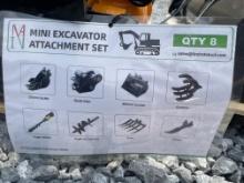 New MIVA Quick Attach Mini Excavator Attachments