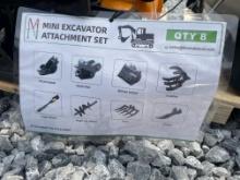 New MIVA Quick Attach Mini Excavator Attachments