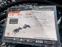 New Wolverine Mini Quick Attach Auger Drive W/ Bit