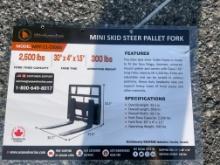 New Wolverine Mini Quick Attach Pallet Forks