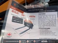 (4X) New Wolverine Quick Attach Pallet Forks