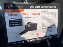 New Wolverine Quick Attach 148 Gal Concrete Chute