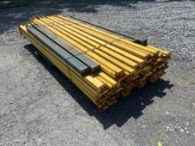 Skid Lot Of Pallet Racking Rails