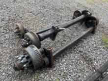 (3) Used AX10457 Axles