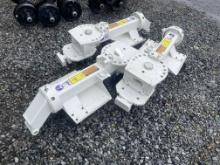 (3) Used 10 Ton Racking System On Rollers