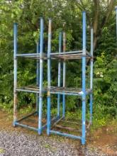 Lot Of (2) Upright Racking
