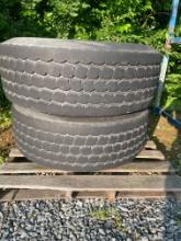 (2) Good Year 425/65R22.5 Tires W/ Rims