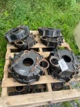 Skid Lot Of (16) Engine Hubs