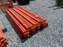 Skid Lot Of 8' Pallet Racking Rails