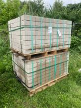 (2) New Skid Lot Of Hanover Pavers Light Tan