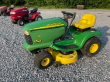 John Deere LT166 38" Hydrostatic Riding Mower