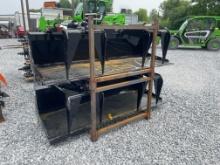 (2X) New GIYI 72"Quick Attach Flat Bottom Grapple