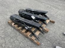 Skid Lot Of (3) New Mini Excavator Thumb Clamps