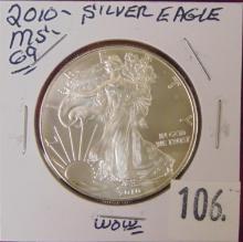 2010 Silver Eagle MS69.