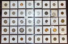 40 Coin Variety: various U.S. Coins denominations.