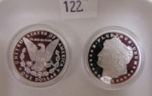 (2) 2021 Morgan Dollar Copies.