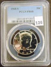 1968-S PCGS PR68 Kennedy Half Dollar. WOW!