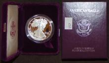 1991-S Proof Silver Eagle in Box.