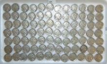 84 Buffalo Nickels (all readable dates, some mint marks).