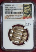 2000? Kennedy Half Dollar NGC Mint Cancelled B.U. (waffled).