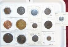 Variety of Foreign Coins; Canada, India, British, Brazil, more.