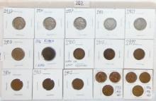 Variety: Buffalo & "V" Nickels, Indian & Wheat Cents, more