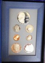 1993 U.S. Prestige Set: 90% Silver Dollar and Half Dollar.
