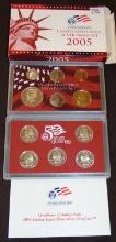 2005 U.S. Mint Silver Proof Set ($1.85  face in 90% Silver).
