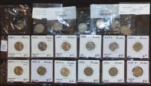 Variety: (19) "V", Buffalo and Jefferson Nickels.
