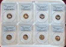 (8) PCGS Westward Nickels.