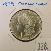 1879 Morgan Dollar AU.