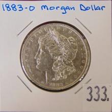1883-O Morgan Dollar XF.